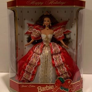 SPECIAL EDITION VINTAGE HAPPY HOLIDAYS BARBIE.